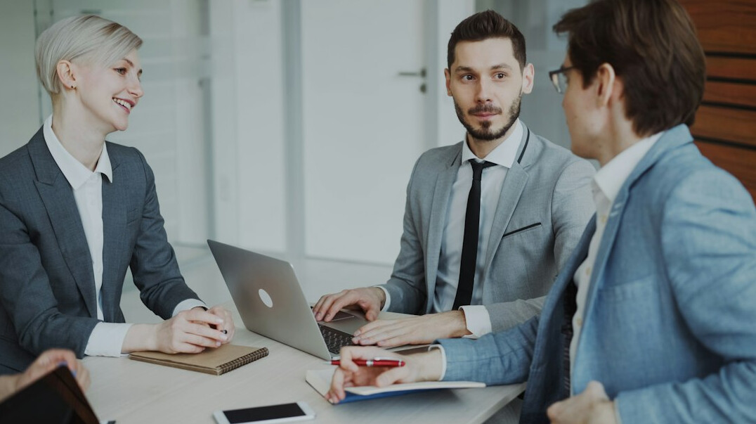 business meeting with lawyers