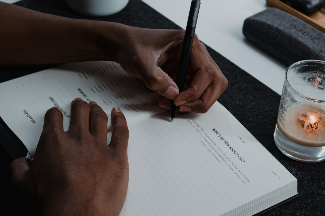 person signing employment contract